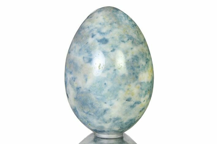 Polished Blue Quartz Egg - Utah #322412